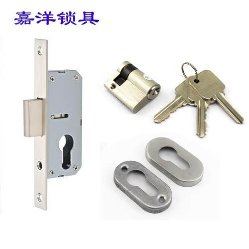 单面锁隐形门锁管道井锁铝框门锁玻璃门锁适用于多种门厚