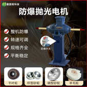 工业抛光电机布伦砂轮抛光机防爆抛光机双头二合一打磨电机落地式