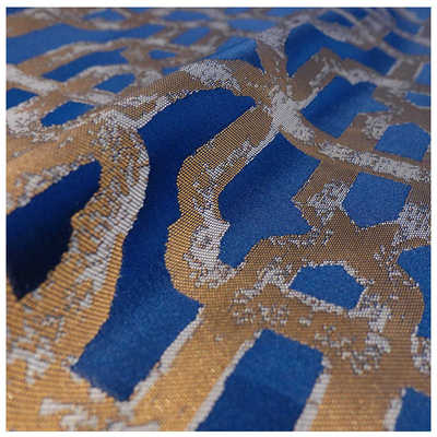 厂家新中式日字花高精密提花面料红木家具抱枕坐垫靠垫家居面料