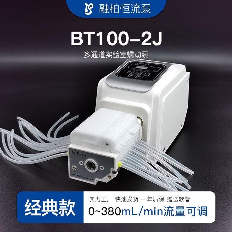 BT100-2J小型实验室蠕动泵多通道精密泵可调流速恒流泵定量加液泵