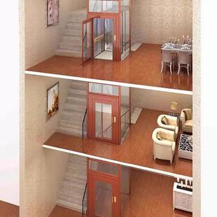 小型家用电梯二层复式别墅电梯六七层自建房室内外小空间升降平台