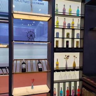 LED酒柜展示柜背景导光板亚克力板定制导光板柜子装饰灯发光背板