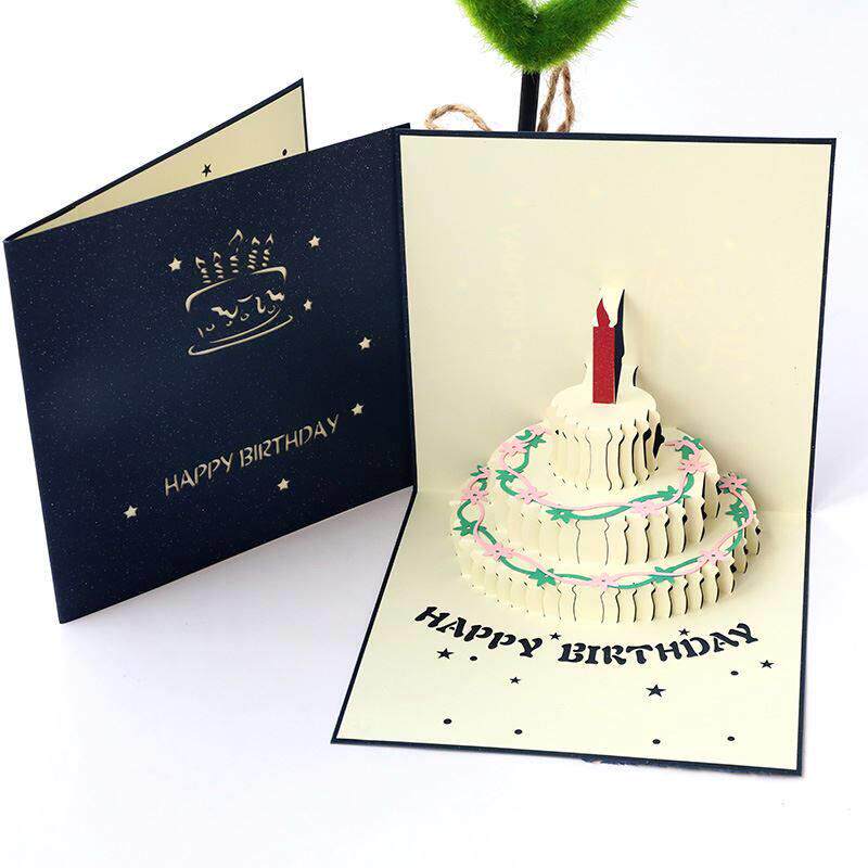 funny happy birthday cards set生日贺卡greeting card thankyou - 实物图