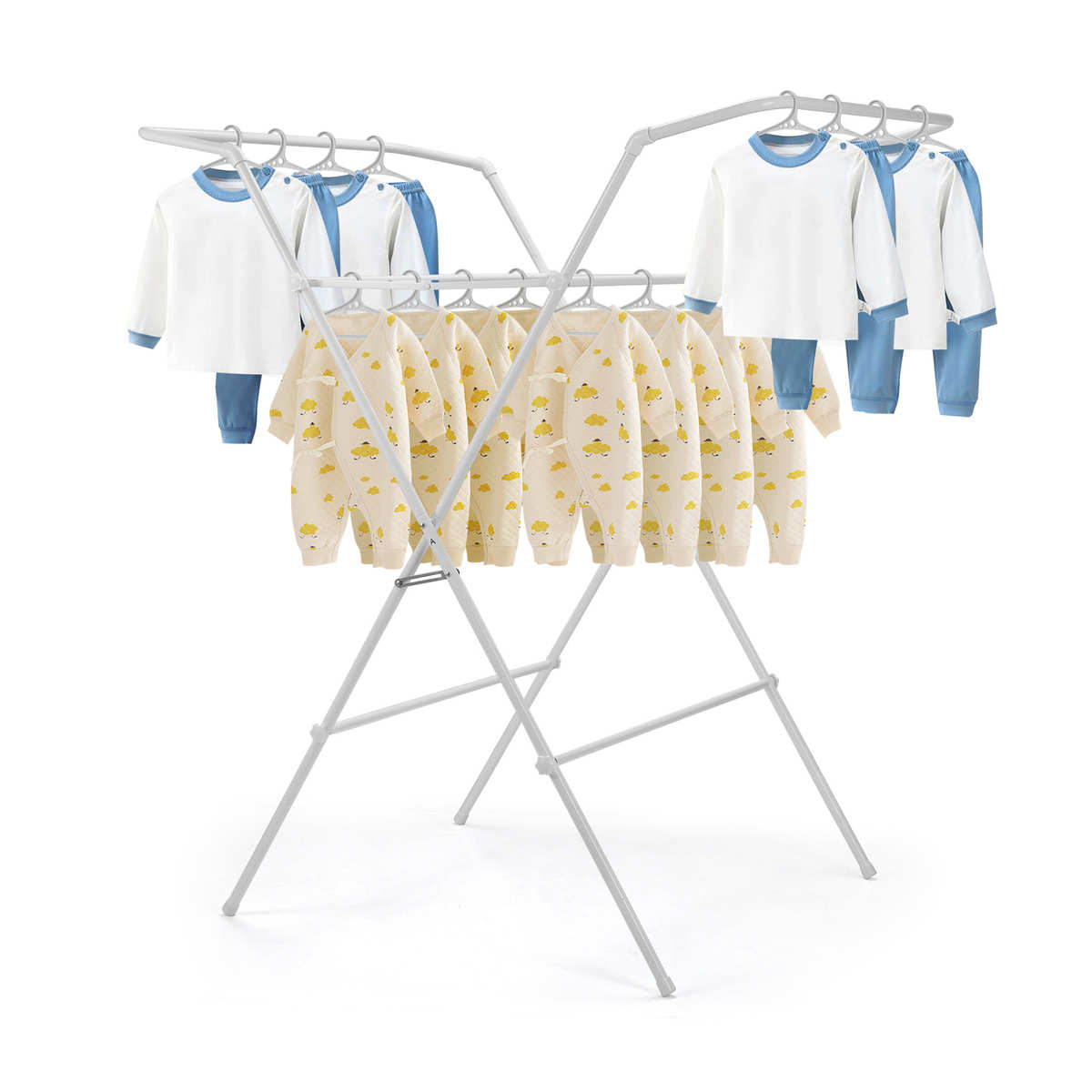 架落地折叠架晾晒防风晾衣杆晾衣架家用挂衣移动家用晒被子