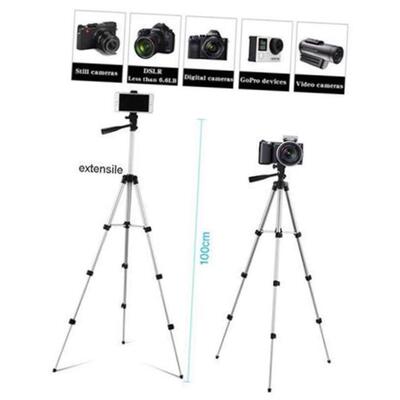 For Mobile SmartPhone Camera Tripod Stand Holder Clip Remote