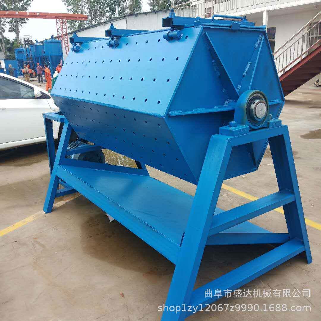 金属六角滚抛光机 薄铁片批量去油锈机 铁筒处钉除锈六角盛达抛理