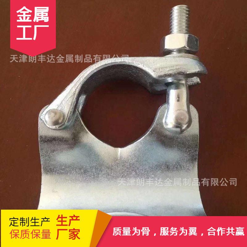建筑钢结构脚手架扣件 铸造直角转向旋转钢管十字扣件大棚骨架
