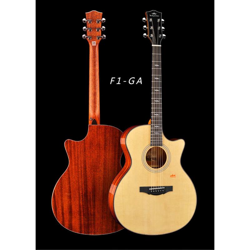 Kepma卡马单板吉他41寸男女F1/G1/F1E/G1E面单电箱民谣木吉他指弹