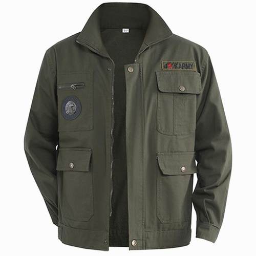 高档上衣劳男秋季长袖工作服男外套磨汽修保服电耐焊工装纯棉春男