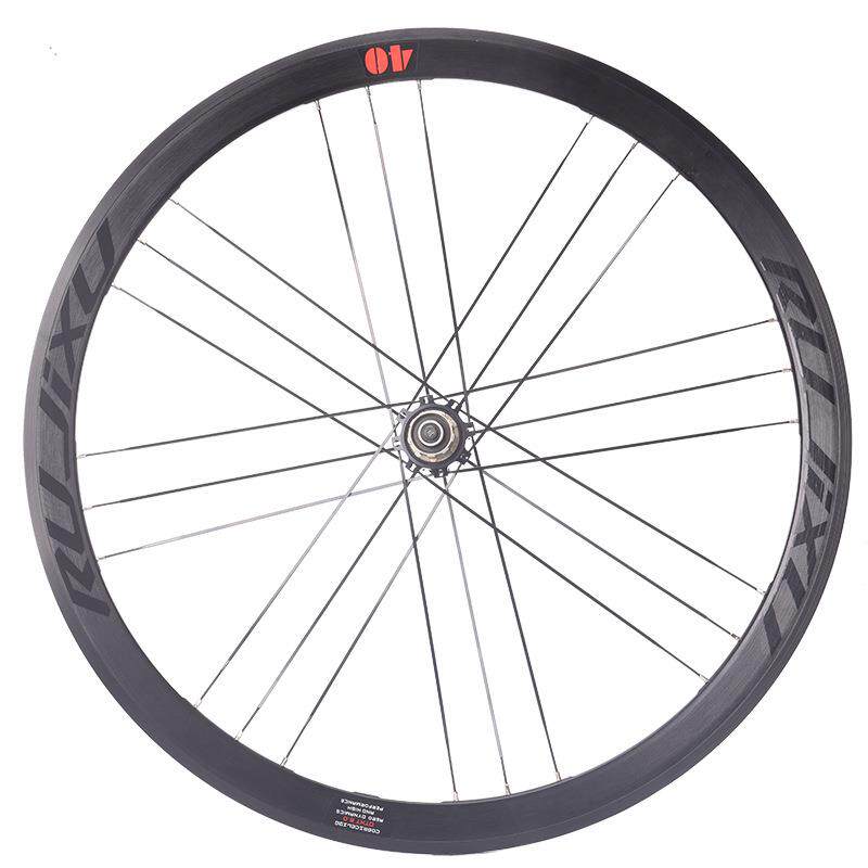 RUJIXU 700c 公路碟刹越野G3编法公路自行车轮组前2后5培林120响