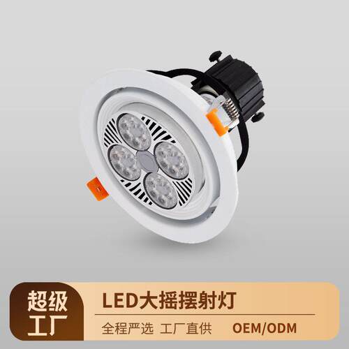 PAR30射灯LED大摇摆射灯35W45W服装店橱窗射灯商场大功率天花射灯