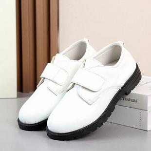 高档男童皮鞋黑演软色底儿演童英伦风中小童幼儿园大出合唱礼仪表