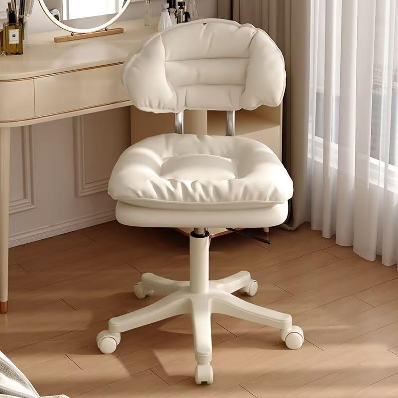 米悦电脑椅家用舒适书桌椅靠背化妆台椅子女生卧室可旋转升降化妆