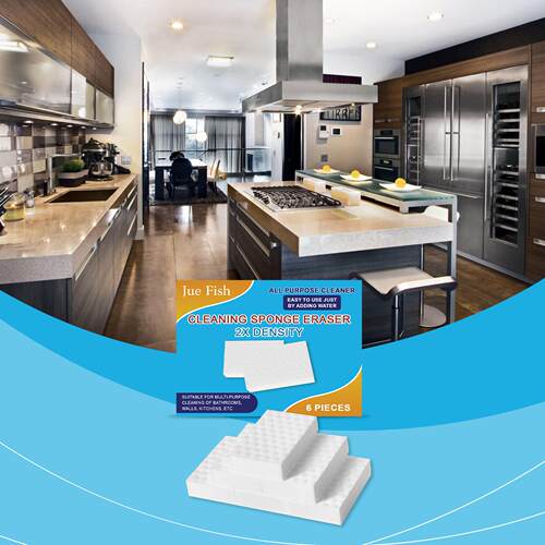 JUE FISH Cleaning Sponge - Magic Nano Stain Remover for Stov
