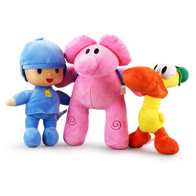 Pocoyo Plush Doll Toys Bird Duck Elephant Kawaii Plushie Sof