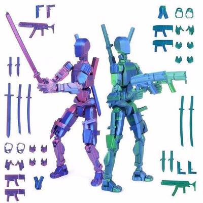 -SPOR T13 Action Figure Set Multi-Articulate Desktop
