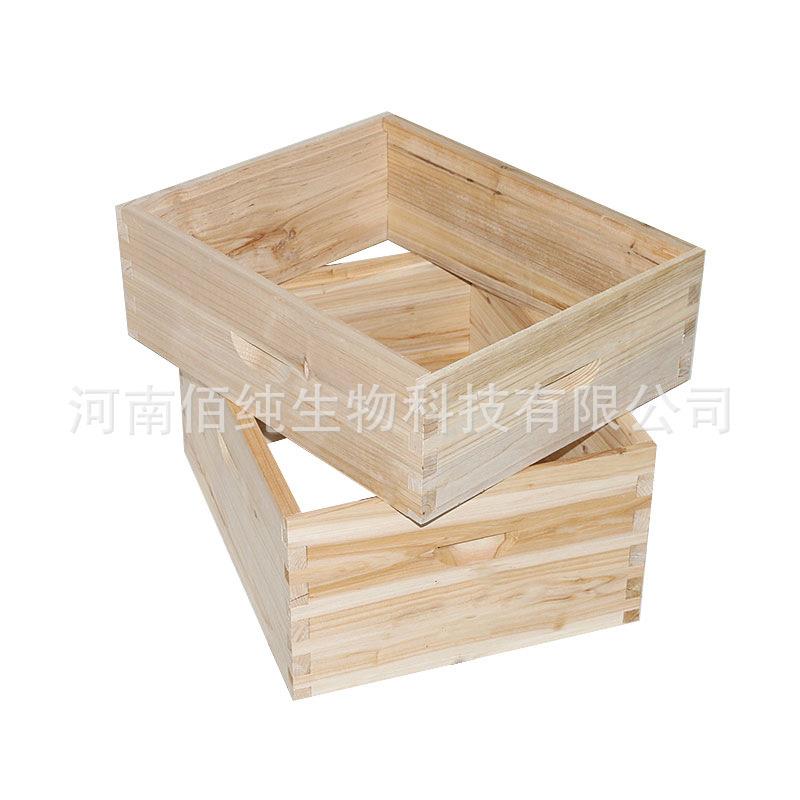 蜜蜂箱 朗式十框双层蜜蜂蜂箱 杉木意蜂中蜂标准蜂箱