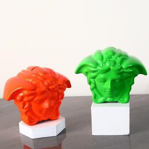 潮品美杜莎储钱罐陶瓷可存取北欧轻奢网红创意存钱罐摆件家居饰品