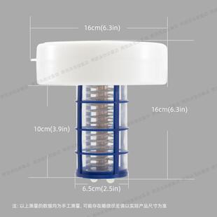 pool lonizer 置Solar 泳池太阳能铜离子消毒器抑藻除藻水净化装