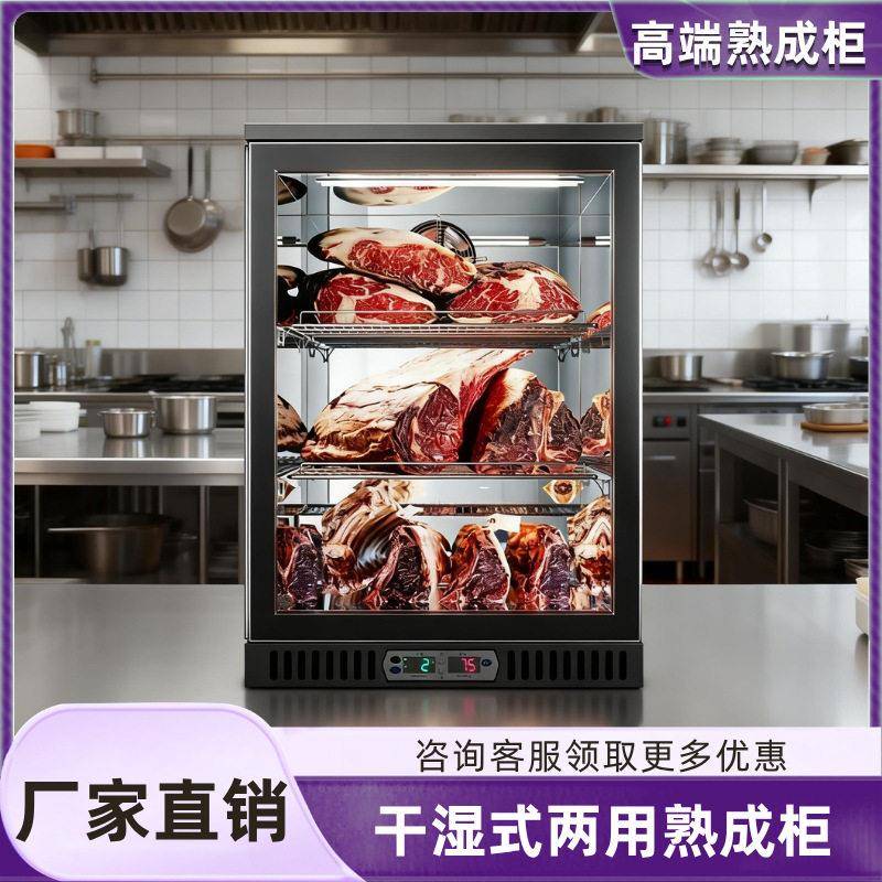 干式熟成柜商用湿式牛肉牛排酸柜深海鱼展示柜小型家用挂肉