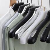 夹挂晾衣架子 大衣磨砂无痕裤 61K3服装 店塑料衣架加厚手感漆西装