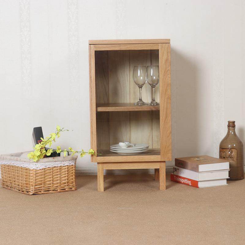 北欧全实木餐边柜酒柜餐厅家具橡木多功能碗厨储物柜厂家直销