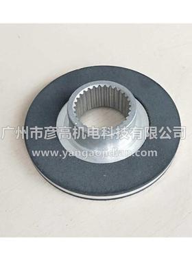 风力发电偏航驱动电机刹车片摩擦盘抱闸片BFK458-12N轴套25mm转子