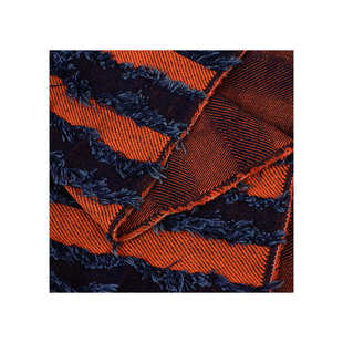 肌理时尚洗牛仔斜纹水现货供应面料纹桌布染色批发牛仔布流苏服装