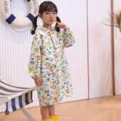 儿童雨衣男童女童小孩防水女童2023新款 宝宝幼儿园上学小学生雨披
