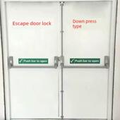 消防门锁推式 推杆锁逃生锁通道锁安全出口锁 消防门锁推下式