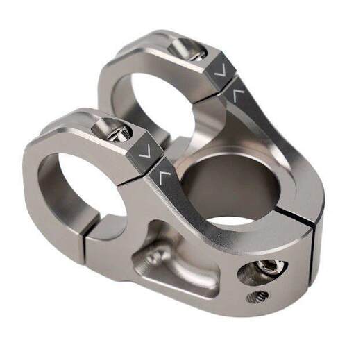 Black CNC Aluminum Stem Anodized Finish Easy Installation