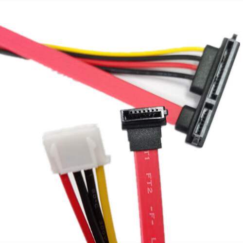 SATA 7+15P弯头电源线 点歌机 收款机硬盘电源数据一体线 XH2.54