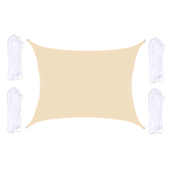 户外遮阳防晒网遮阳棚 5米欧美遮阳帆三角帆四角帆 爆款