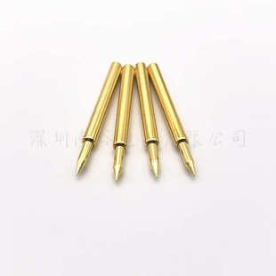 3.16 BG45 1.96mm镀金尖头 测试探针 36.5mm UB189 华荣镀金 B400