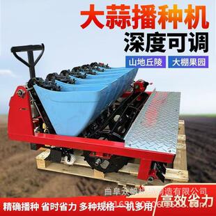 新款 大蒜种植机大蒜播种机 大蒜播种机带变速箱调节