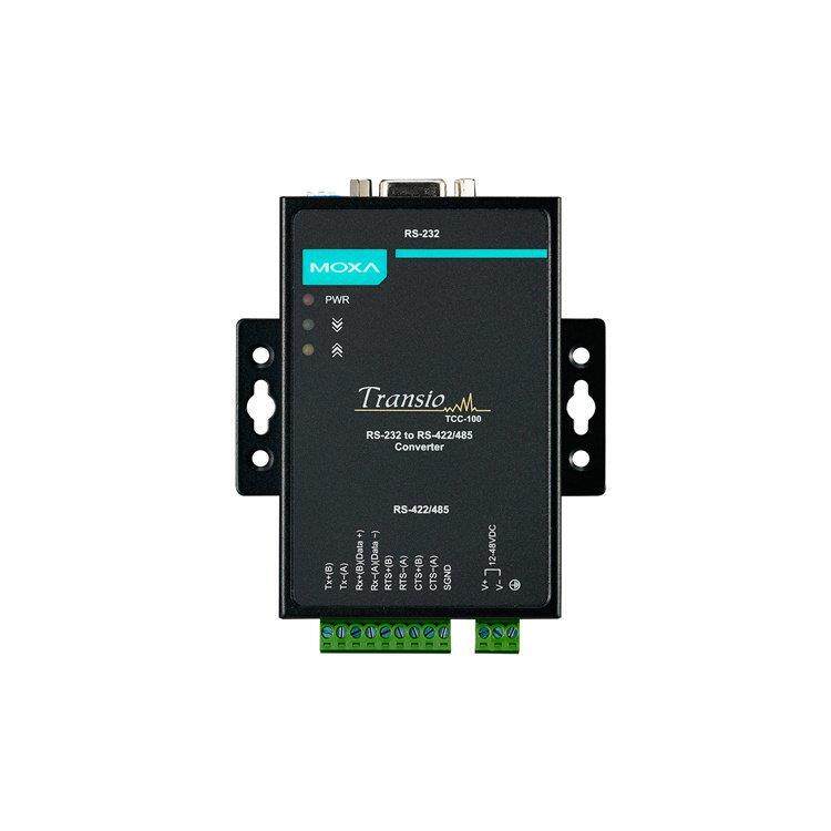 MOXA 工业级RS-232 转 RS-422/485 转换器TCC-100/100I 系列