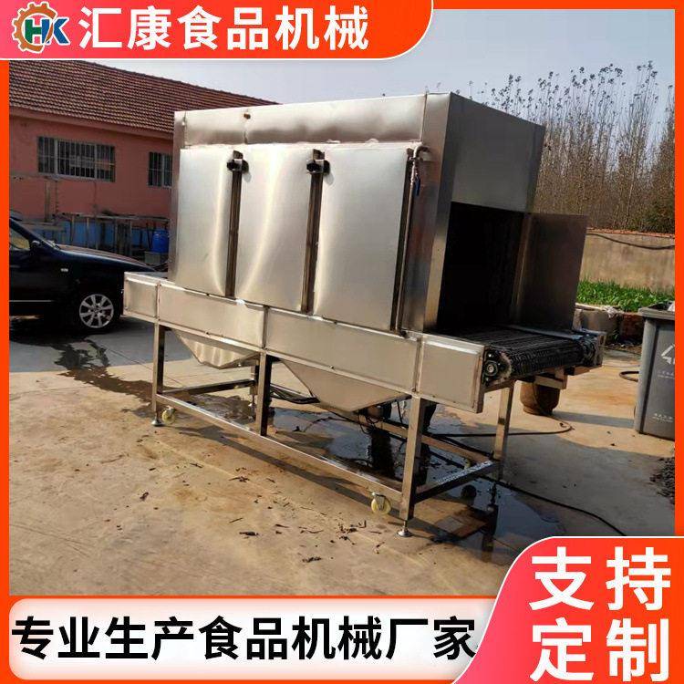 连续操作燃气牛蹄子烧毛机 除腥 猪脚喷毛机 猪头快速烤毛机
