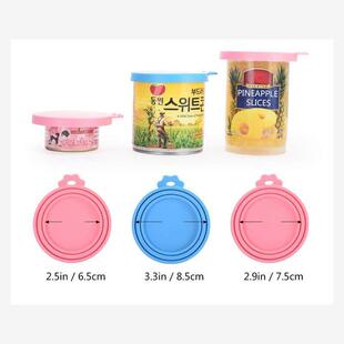 Lid Can 食品级硅胶罐头盖罐头盖硅胶盖子宠物碗罐头盖子 Pet