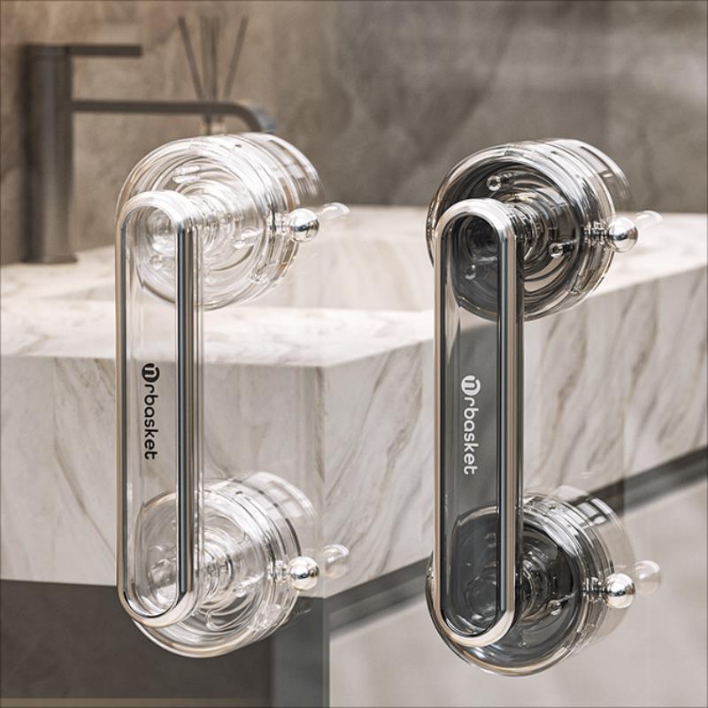 玻璃门把手吸盘拉手拉门免打孔浴室窗户化妆室移门手柄柜门强力