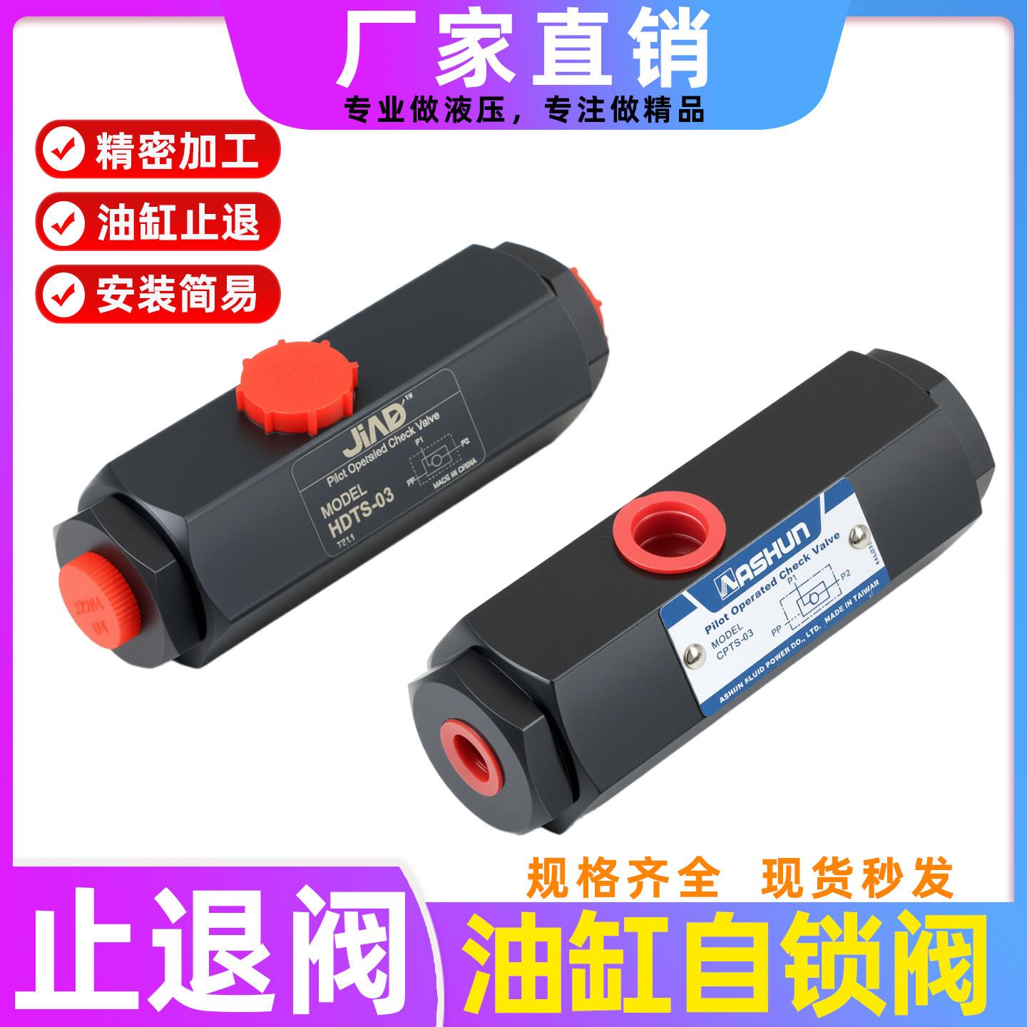 油缸止退阀自锁 管式液控单向阀逆止阀 CPTS-03液压缸ZYTS-03锁阀