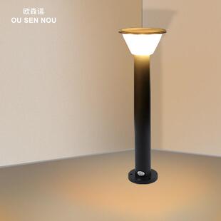 户外庭院灯led草地灯现代简约圆形草坪灯园林铝制品蘑菇景观灯