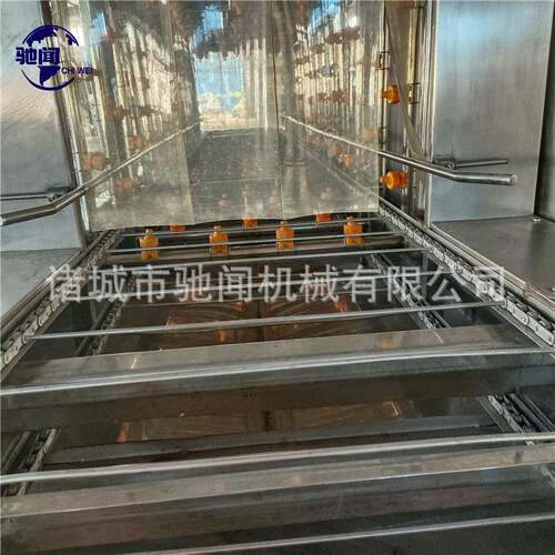 连续式食品周转筐清洗机喷淋式自动洗筐机鸡蛋筐自动清洗设备