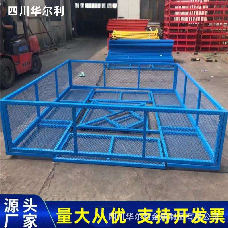 塔吊防攀爬装置建筑工地塔吊基础围栏组装式塔吊防坠落检修平台