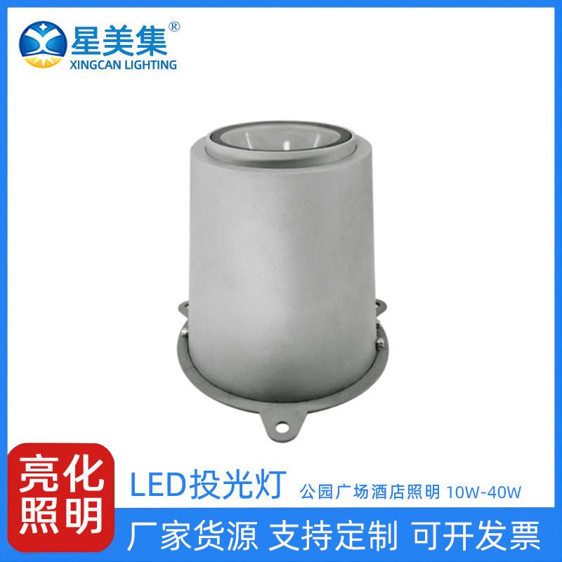 10W20W30W40W工程大功率户外防水草坪灯别墅公园投射灯