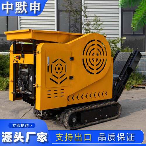 源头力工厂HTJC430小型鄂式碎石机1马汽油737建筑垃圾粉碎机出8口