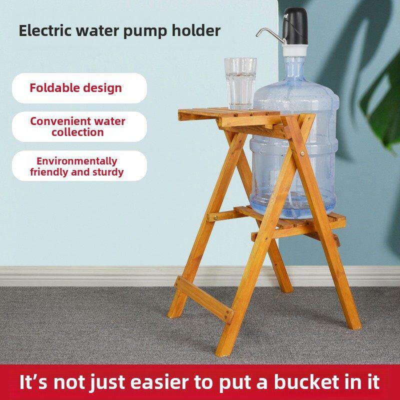 实木桶架矿泉纯净水桶架倒立饮水机电动水泵桶装水压装置支架