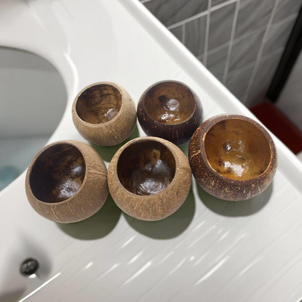 浇蜡烛椰壳碗椰子壳椰木碗创意装饰碗收纳食碗跨境外贸