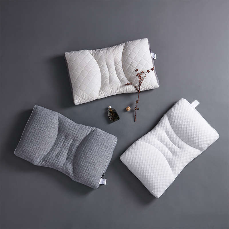 出口日本PE软管枕头护颈椎枕芯助睡眠可调节牵引枕男女单双人专用