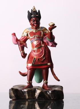 高档十二神将神佛像钗十二药叉大药将像居家佛堂供奉佛摆件十二生
