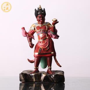 高档十二神将神十像钗二药叉大十将佛像居家佛堂供奉摆件二药生肖